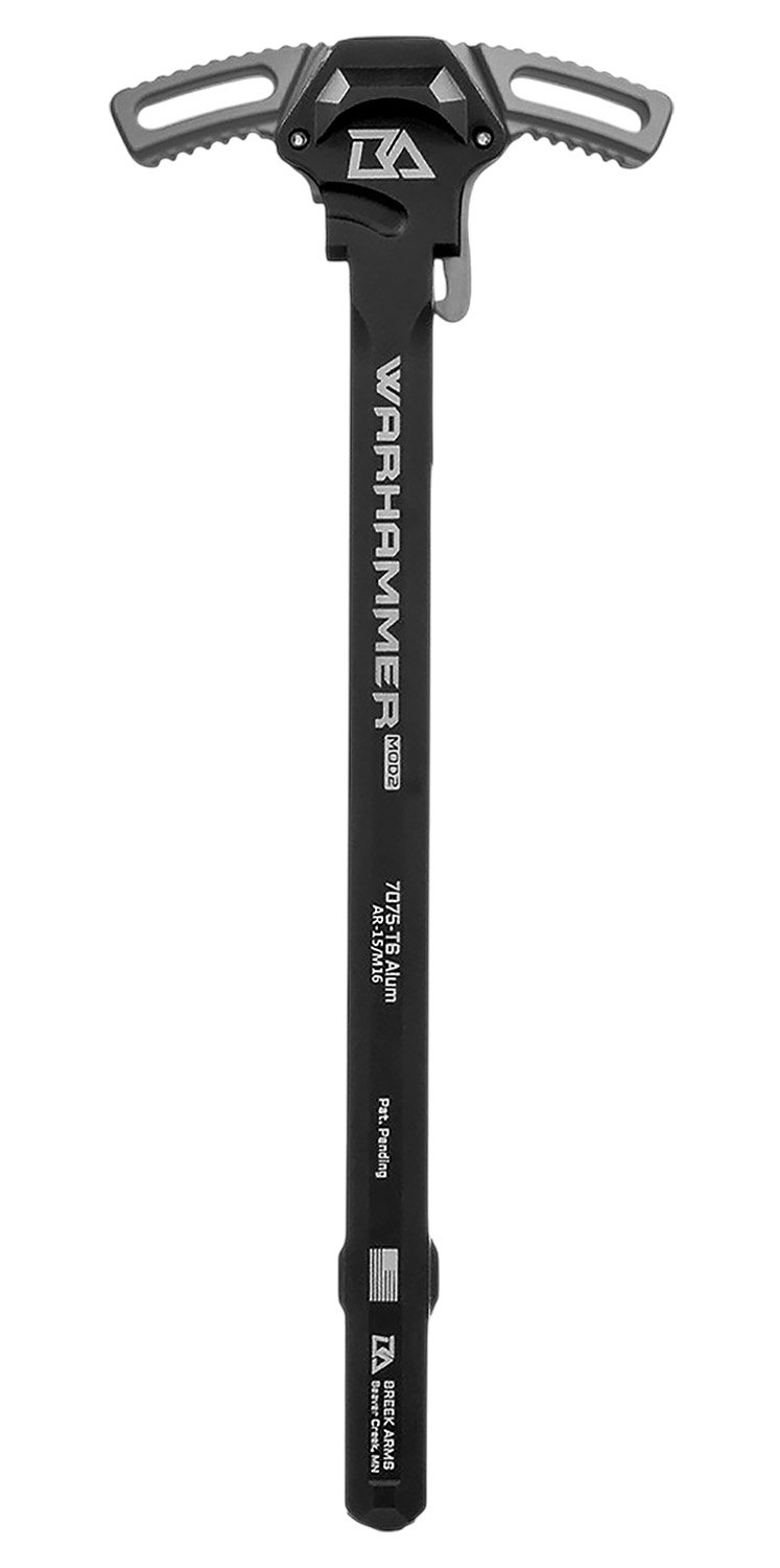 Breek Arms BRK522-MGRAY AR-15 Warhammer Mod2 Ambidextrous Charging Handle - Breek Arms