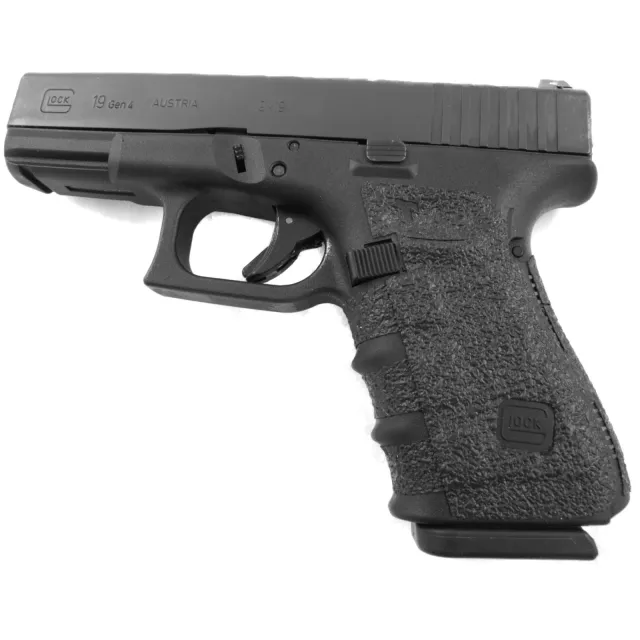 TALON Grips 110R No-Backstrap Black Rubber for Glock 19/23/25/32/38 Gen4 - TALON Grips Inc - GLOCK 19/23/25/32/38 GEN4