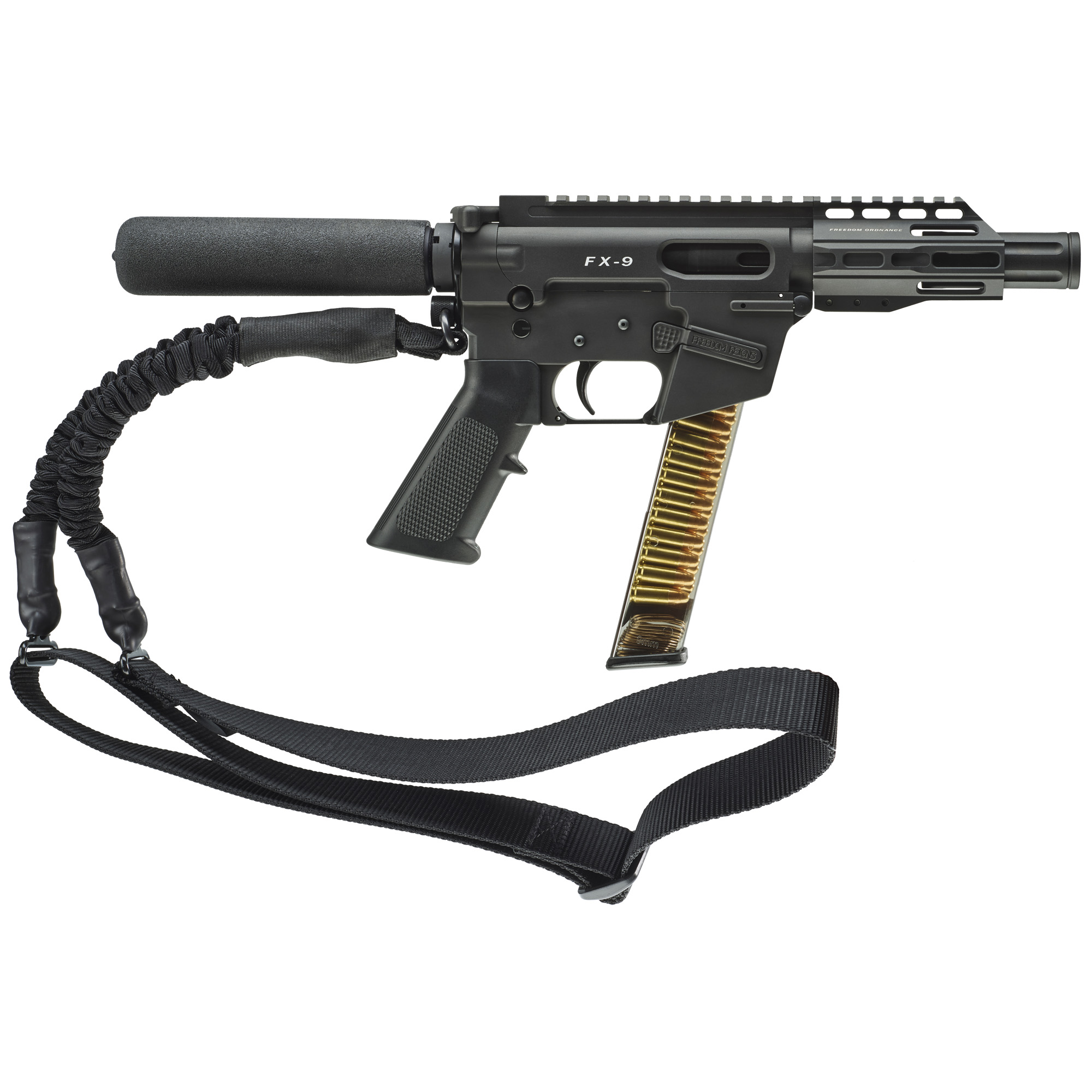 Buy Freedom Ordnance FX9P4T 9mm 32+1 4" Black M-LOK Handguard A2 Grip online