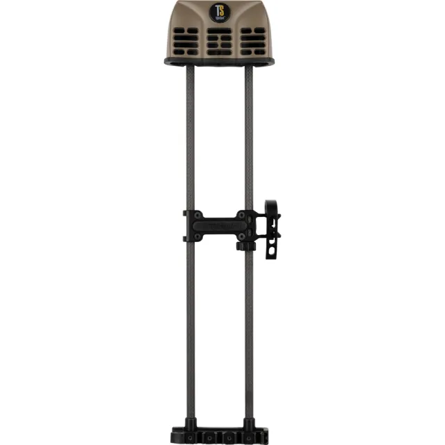 TightSpot TSQFDE-R Quiver Saddle Tan RH, 5-Arrow, Aluminum/Carbon Fiber - Tight Spot