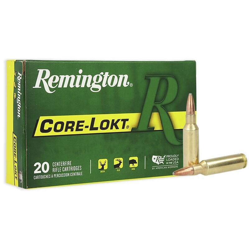 Remington Core-Lokt 300 SAUM 165 Grain Pointed Soft Point 20 Rounds 27954 - Remington Arms Company, LLC - 300 SAUM