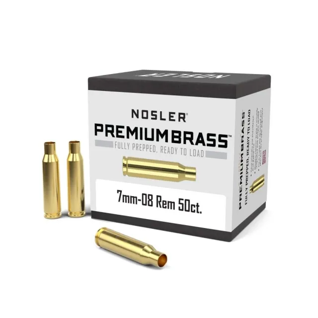 Buy Nosler 10187 Unprimed Brass Rifle Cartridge Cases 7mm-08 50ct online