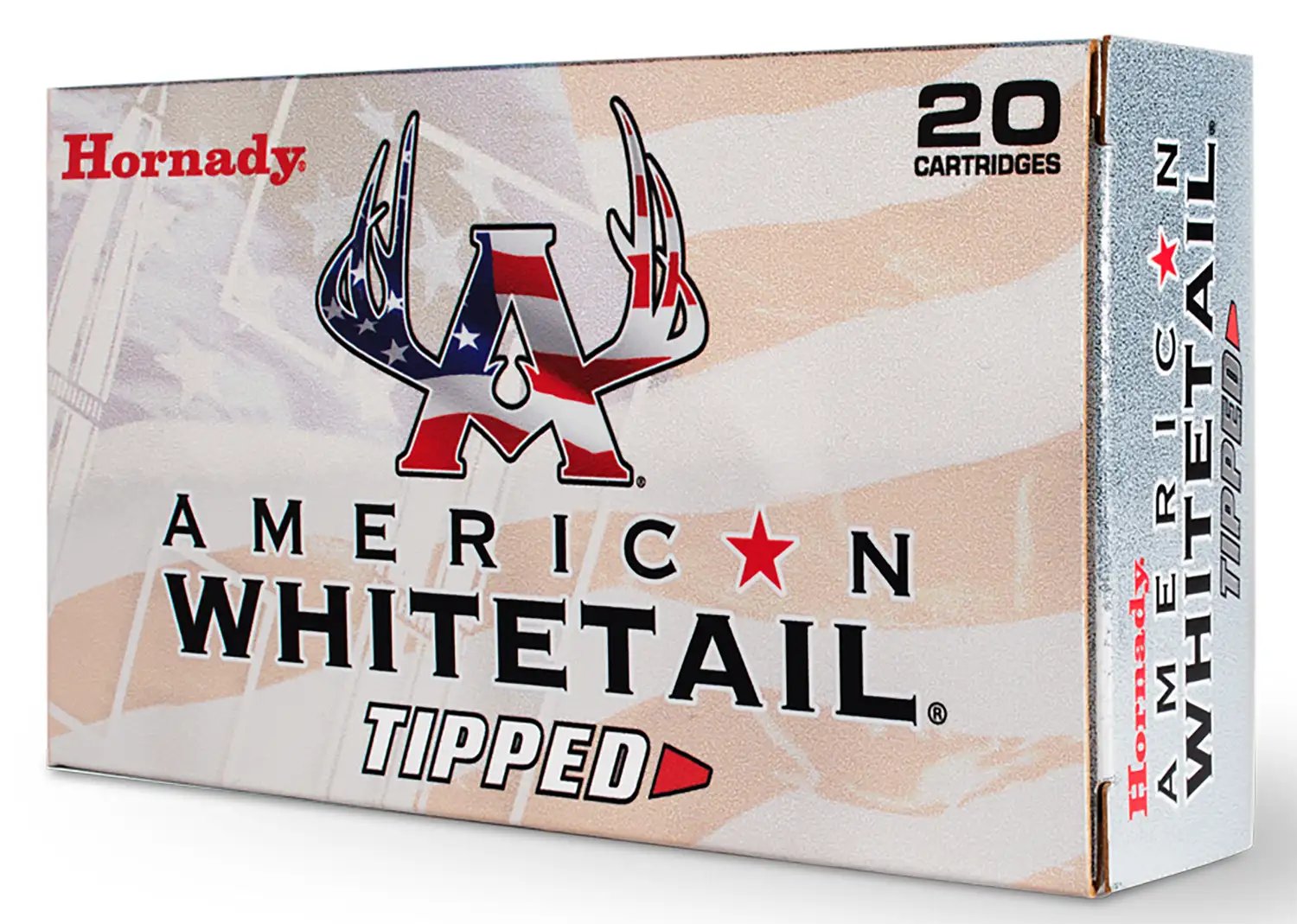 Hornady American Whitetail Tipped Rifle Ammo 6.5 Creedmoor 129 gr. SST 20 rd. - Hornady Manufacturing Company - 6.5 CREEDMOOR