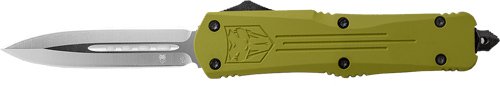 CobraTec FS-3 OTF Folding Knife 3" D2 Steel Dagger OD Green - CobraTec Knives