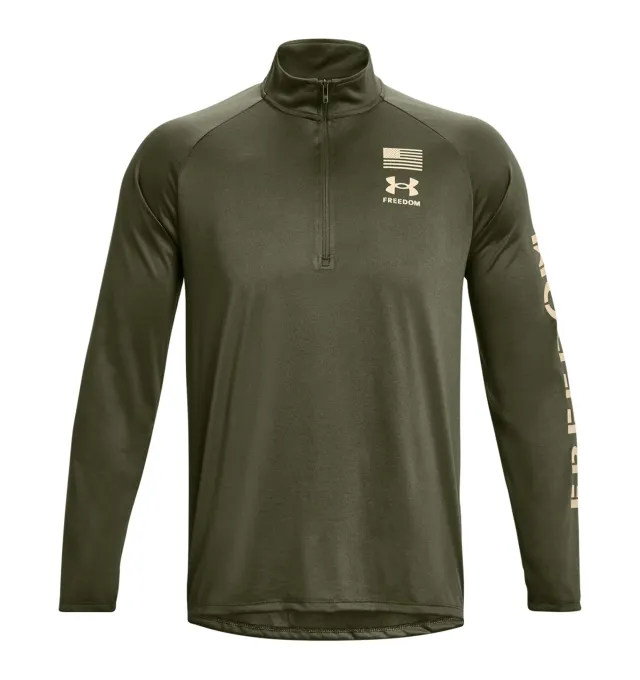 Under Armour Freedom Tech 1/2 Zip Lightweight Performance Pullover