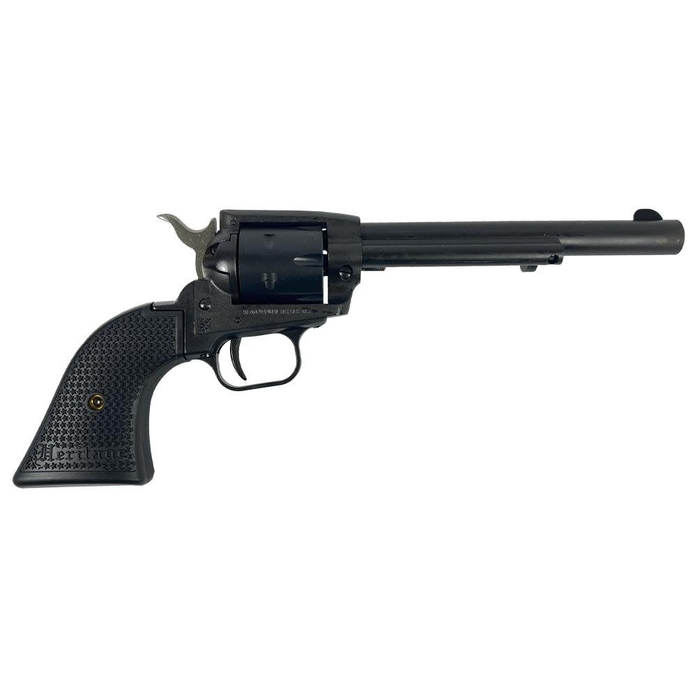 Heritage Mfg SRR22MBS6PG Rough Rider 22 LR/22 WMR 6 Shot/ 6.50" Black... - Heritage - 22 LR | 22 Magnum