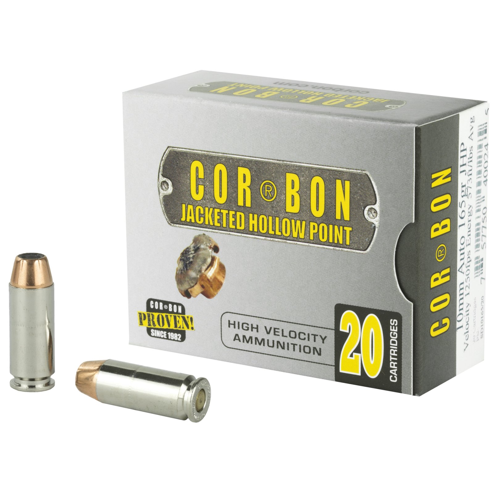 Buy Corbon 10165 10MM 165 Grain JHP Ammo, 20 Rounds, Self Defense online