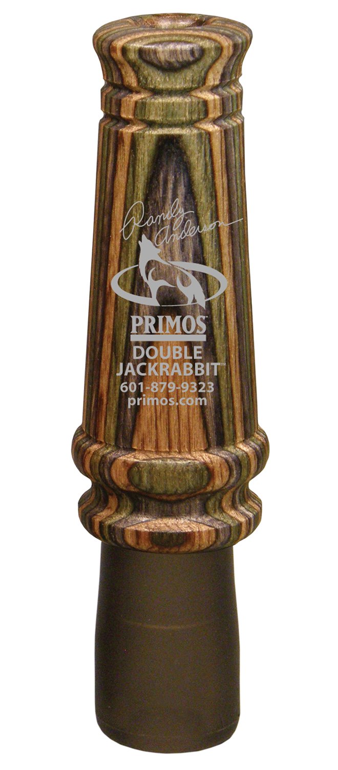 Primos 366 Double Reed Call Laminated Wood Multi Color Predator Call - Primos