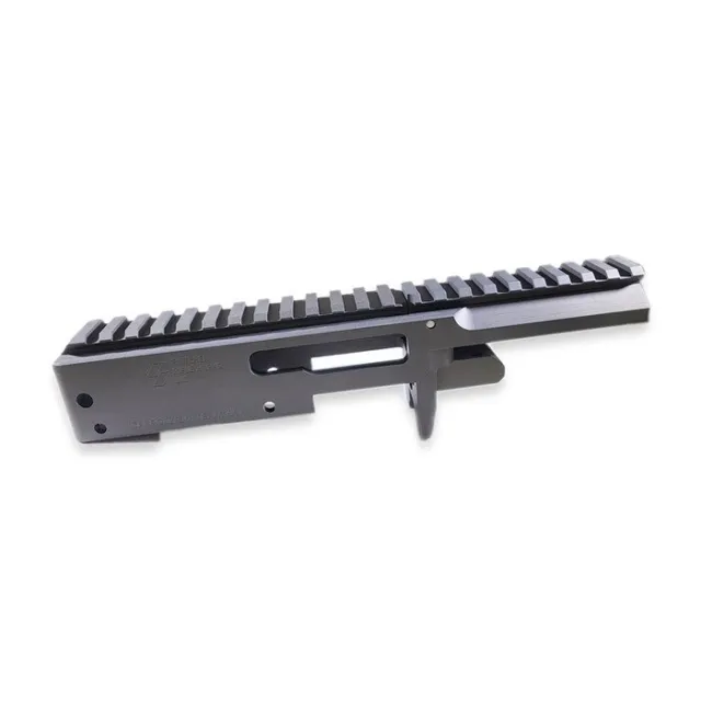 FLETCHER RIFLE WORKS OPENTOP 11/22 STRIPPED RECEIVER W/PICATINNY RAIL GUNMETAL
