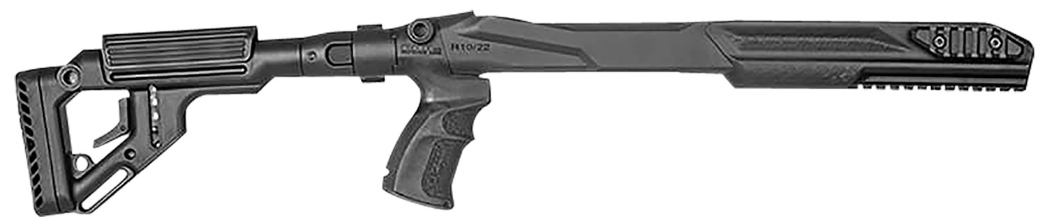 Buy FAB Defense FXUASR1022B UAS-R Precision Stock Conversion Kit for Ruger 10/22 Left Side Folding w/Adjustable Cheekrest Matte Black Fiberglass Reinforced Polymer online