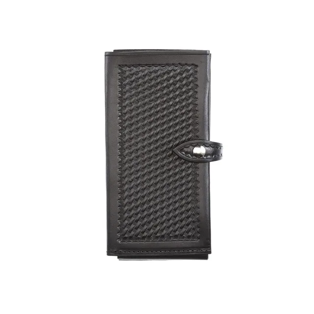 Aker Leather Double Citation Book Cover A581-BW-CH