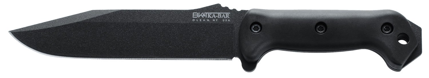 Ka-Bar BK7 Becker Combat Utility Knife 7" 1095 Cro-Van Blade, Sheath - Ka-Bar