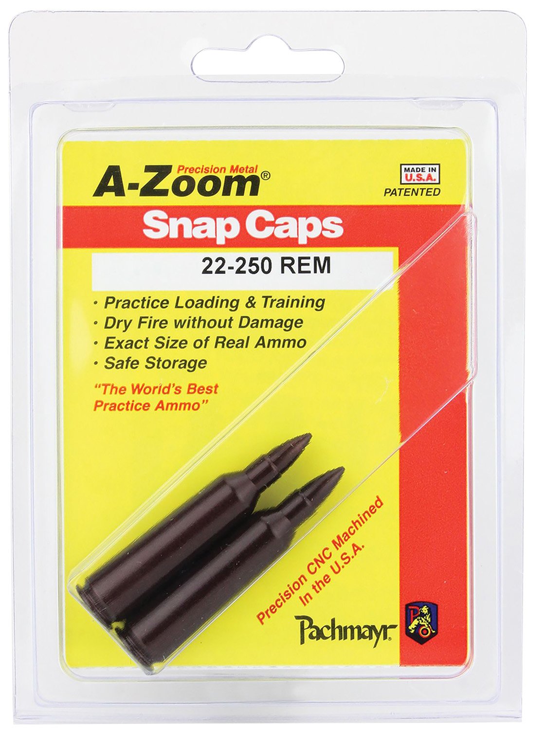 A-Zoom 12254 Snap Caps .22-250 Remington Aluminum 2 Pack - A-Zoom - 22-250 REMINGTON