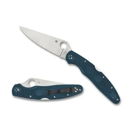 Buy Spyderco C07FP4K390 Police Lightweight Blue FRN K390 Steel Blade online