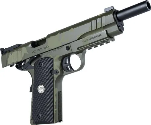 EAA MC1911S 10MM Pistol 9+1 Dark Earth Steel Super Sight - EAA - 10mm