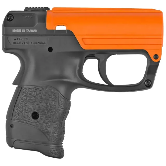 Sabre Aim Fire Pepper Gel Pistol Grip Black 15ft Range 13 Bursts - SABRE