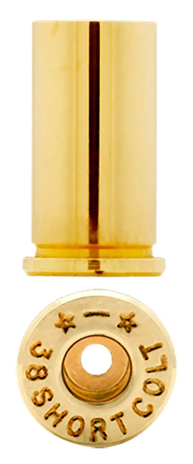 Starline 38SCEUP100 .38 Short Colt Unprimed Brass Cases 100-Pack - Starline