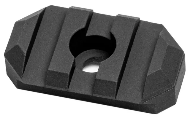 Grovtec SW226 M-LOK Rail Section 1.3In 3-Slot Aluminum Black - Grovtec