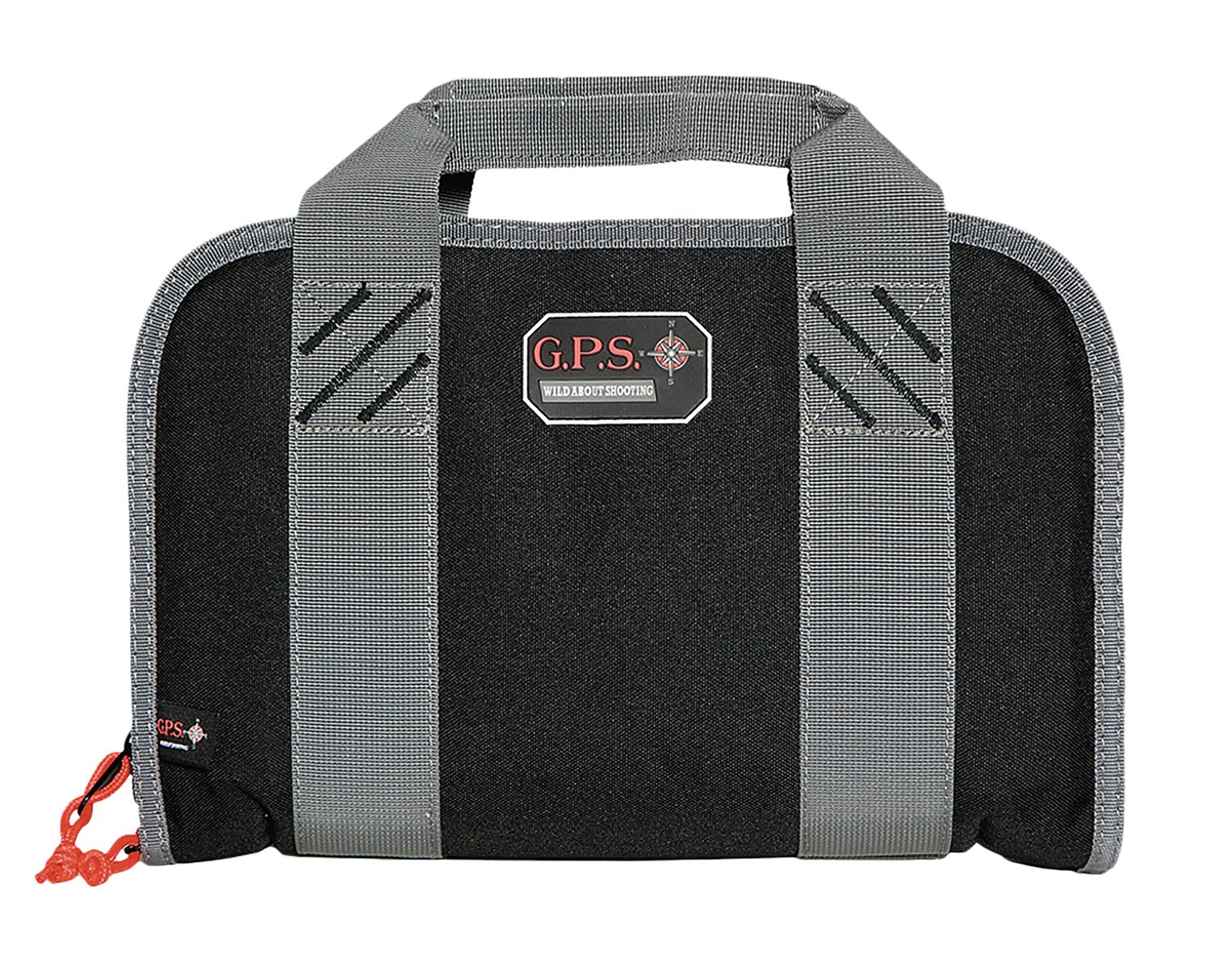 GSM Outdoors GPS-1308PC Double Pistol Case Quilted Tricot Lining Black - GSM Outdoors
