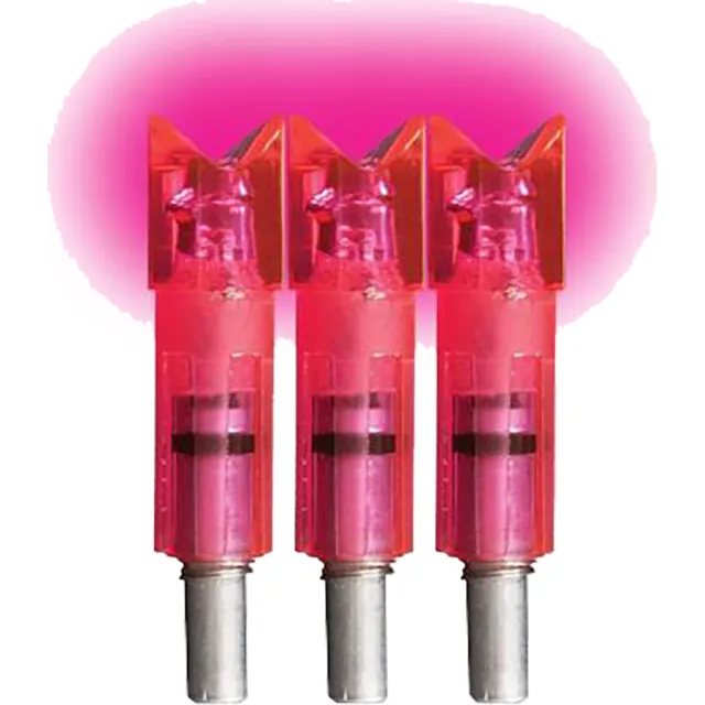 Buy Lumenok GTC3P Lighted Crossbow Nocks Pink Moon Gold Tip 3 Pack online