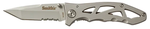 Smith's Caprella 346 2.95 In Part Serrated Drop Point SS Blade - Smith's
