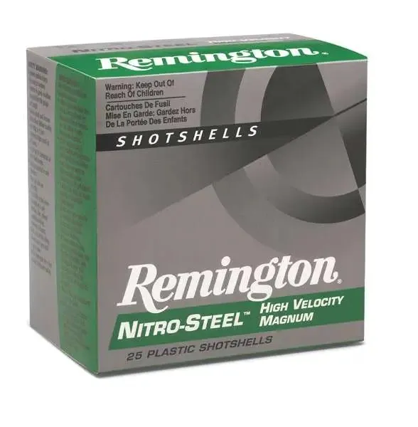 Buy Remington 20654 12 Gauge 2.75in 1.25oz 1275fps #2 Steel Shot 25 Rounds online