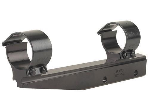 Buy Weaver Detachable Side Mount 1" Tube Long High Bracket and Rings Black 49340 online