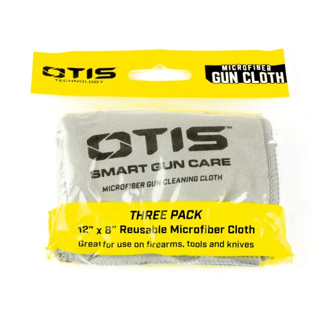 Buy Otis Technologies RW35013 Microfiber Gun Cloth 12 in x 8 in Grey 3 Pack online
