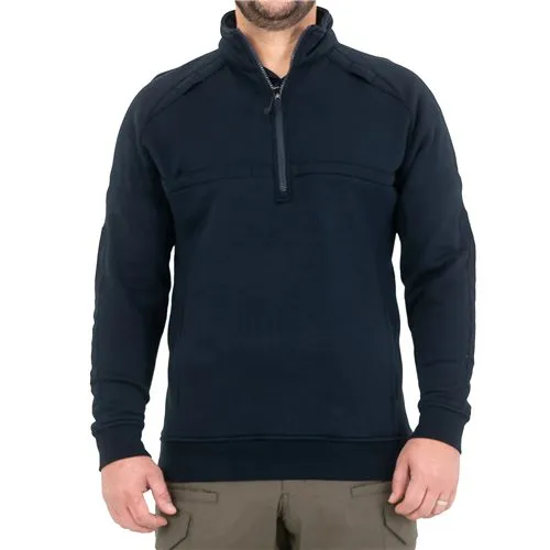 First Tactical M CTN Job Shirt 1/4 Zip Cotton Small Regular - First Tactical