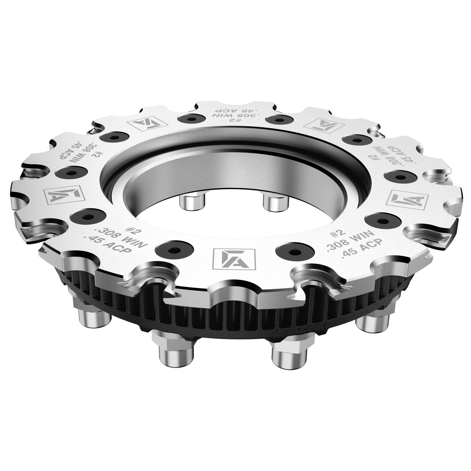 Frankford Arsenal X-10 Shell Plate #2 .45 ACP .308 Stainless Steel - Frankford Arsenal - 308 WINCHESTER