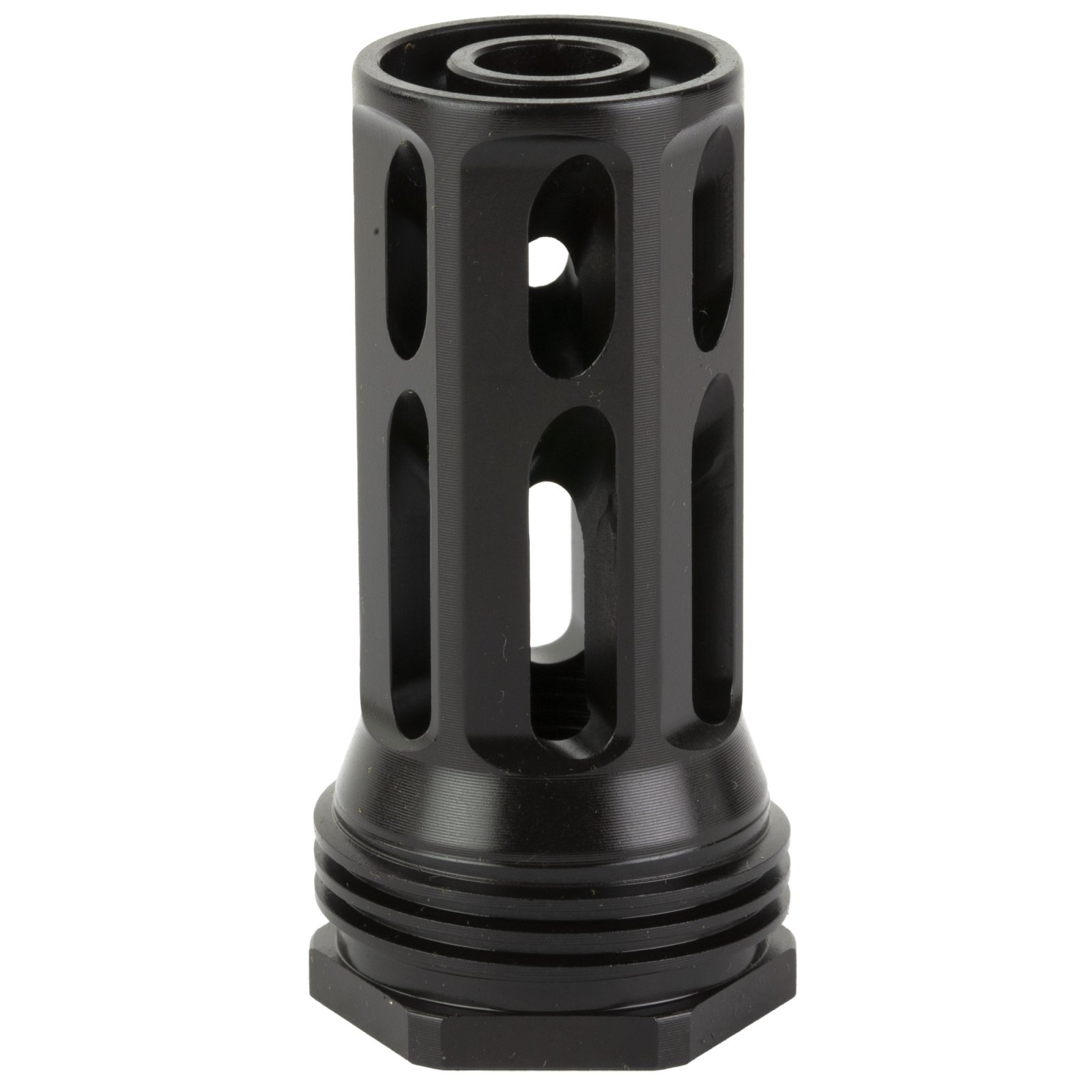 Huxwrx Flash Hider QD 762 7.62 NATO 5/8x24 Black 2.30 in Length - HUXWRX - 30 CALIBER | 7.62MM