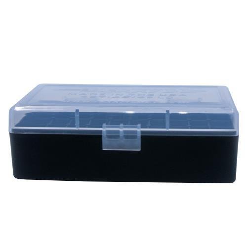 Berry's Ammo Box #407 - .44 cal 50/rd Clear/Black - Berry's Mfg - .44