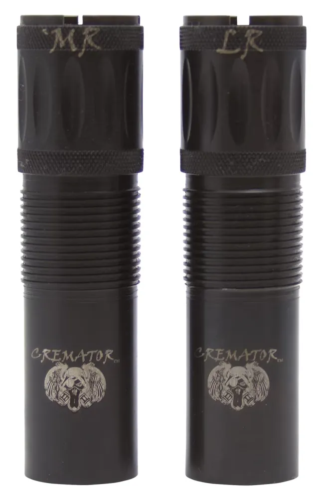 Carlson's Cremator 12 Gauge Choke Tubes, Mid/Long Range, Non-Ported, Black, 2-Pack, Benelli Crio Plus, 11602 - Carlson - 12 GAUGE