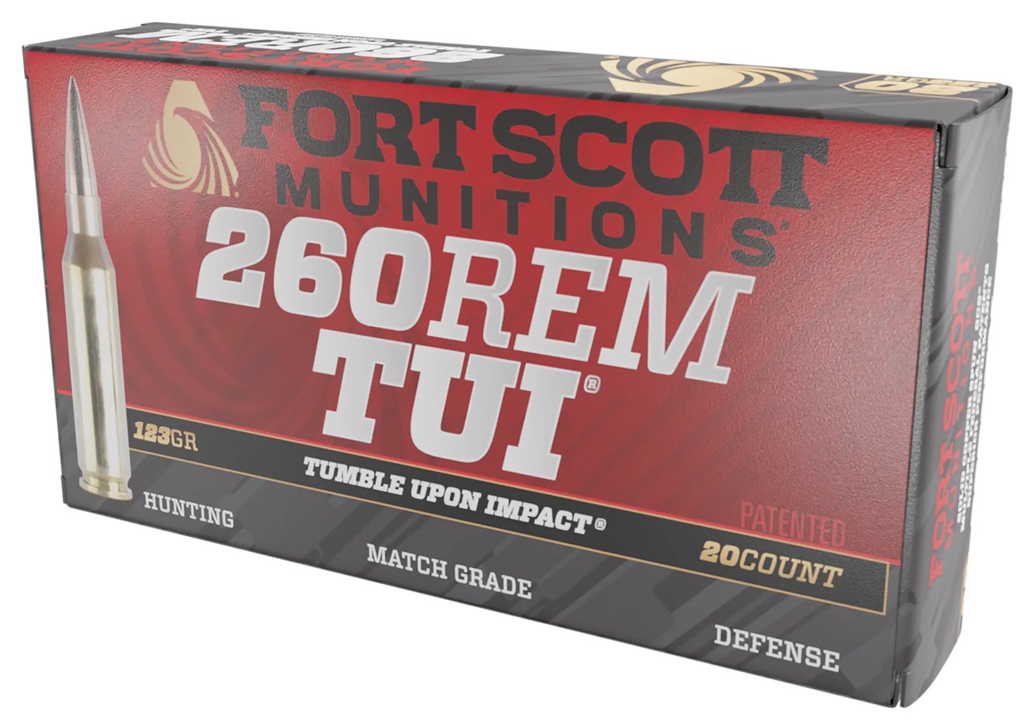 Fort Scott Munitions 260123SCV2 Tumble Upon Impact (TUI) 260Rem 123gr S... - Fort Scott Munitions - 260 Rem