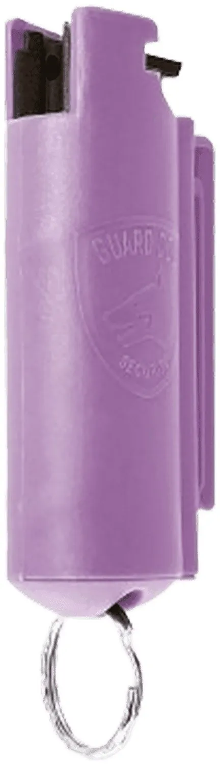 SKYLINE USA INC PSGDQALC Quick Action Red Pepper 16 ft Lilac Includes Belt Clip/Keychain - GuardDog