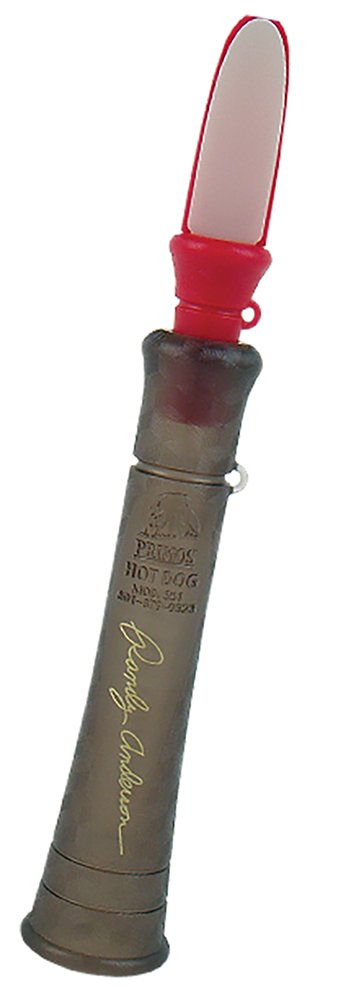 Primos PS351 Hot Dog Predator Call Loud Howler Brown Detachable Mouthpiece - Primos