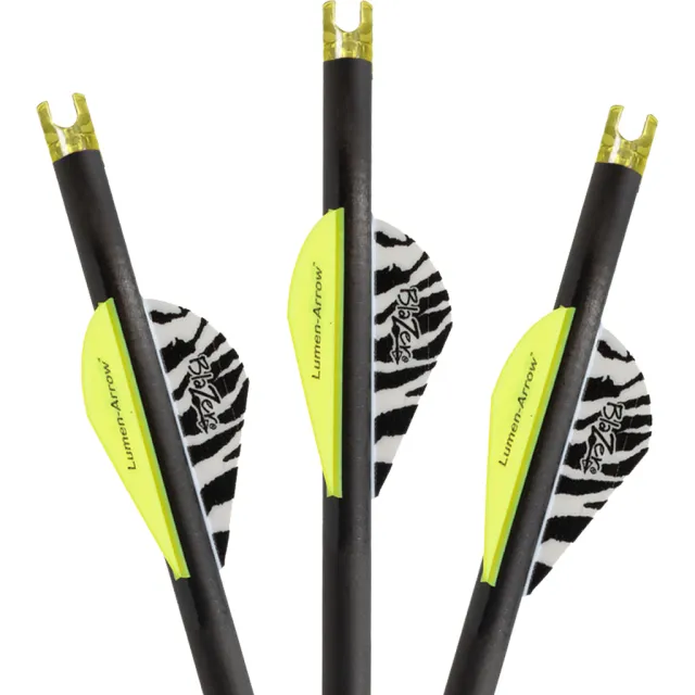 Lumenok BCAP3 Crossbow Bolts 20" HD Orange, 3 Pack, Carbon, Lighted Nocks - Lumenok