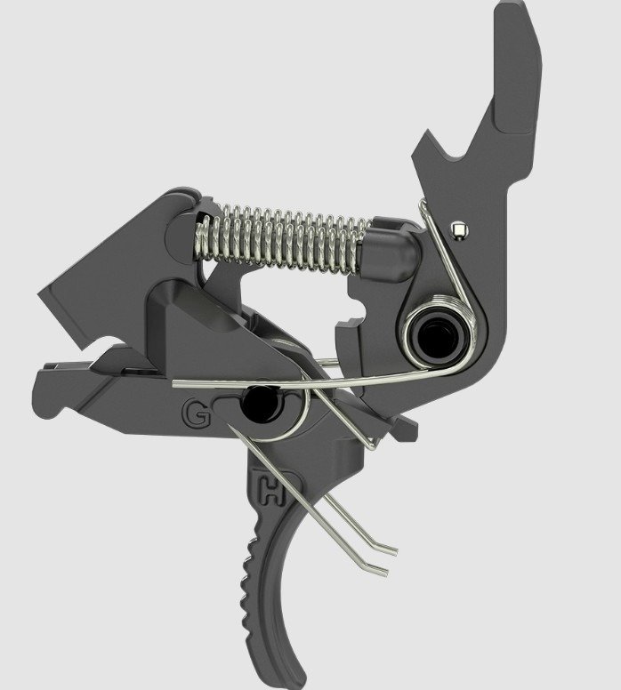 Hiperfire X2SM2 2-Stage Curved Trigger 3.5-4.5 lb Pull Black - Hiperfire