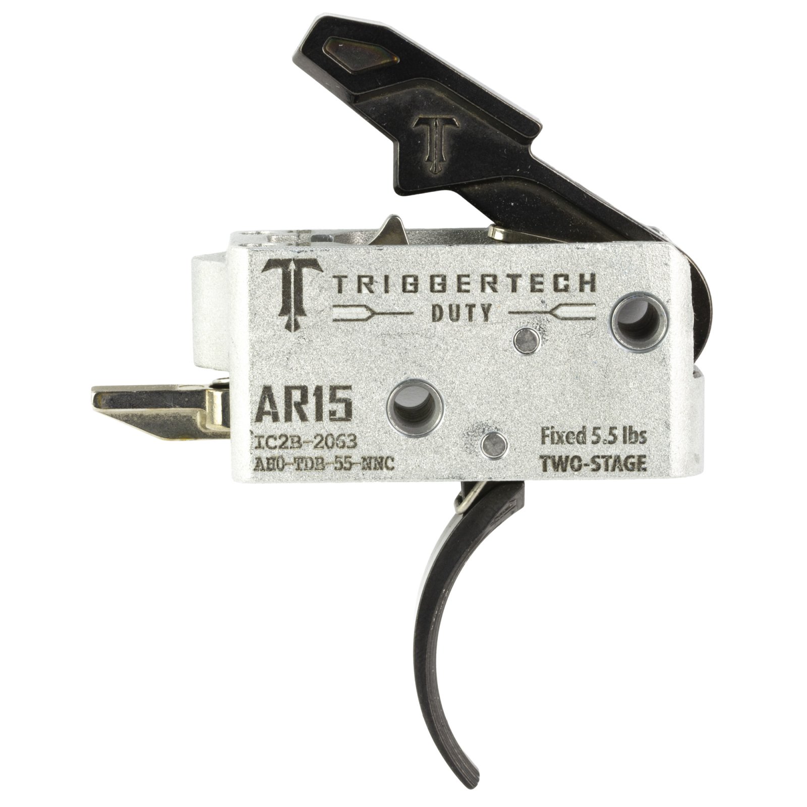 Buy TriggerTech AH0TDB55NNC AR-15 Duty Two-Stage Curved Trigger 5.5 lbs Black online