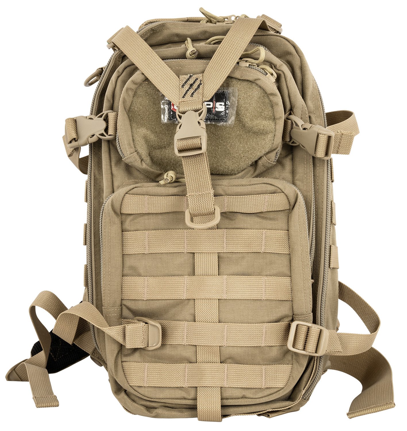 GPS T1611BOB Tactical Bugout Bag Tan 600D Polyester 2-Hand Carry - GPS