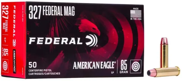 Federal AE327A American Eagle 327 Federal Magnum 85gr JSP 50 Rounds