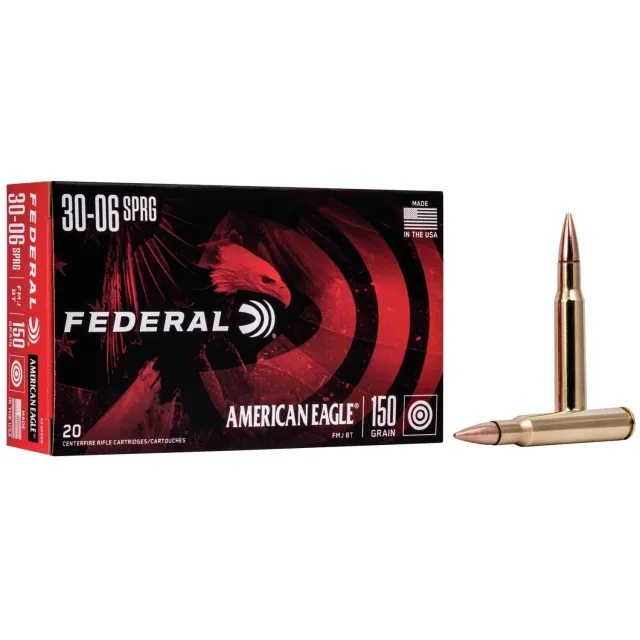 Federal AE3006N American Eagle Rifle 30-06Springfield 150gr Full Metal... - Federal Premium Ammunition - 30-06 Sprg