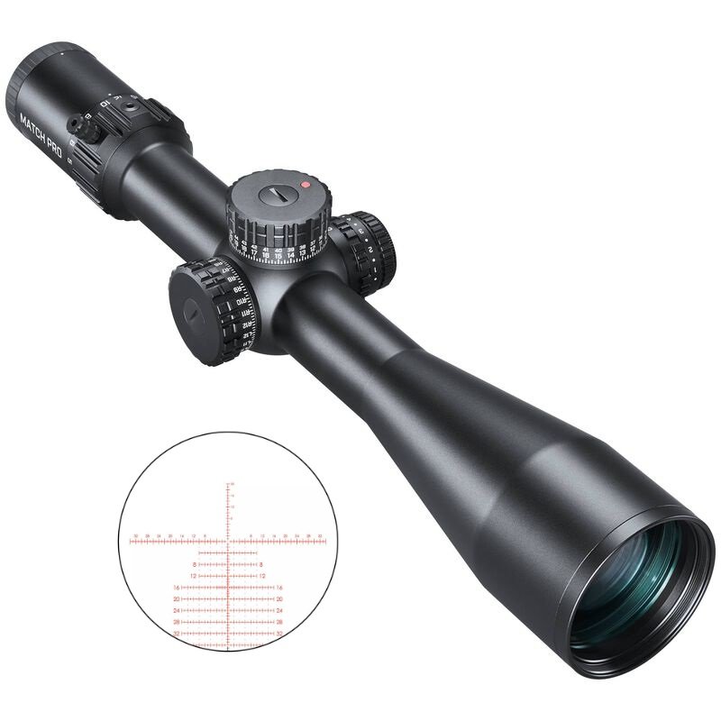 Bushnell Match Pro ED MP53056AMI Black Zero Stop First Focal Plane MOA 56MM - Bushnell - 56MM