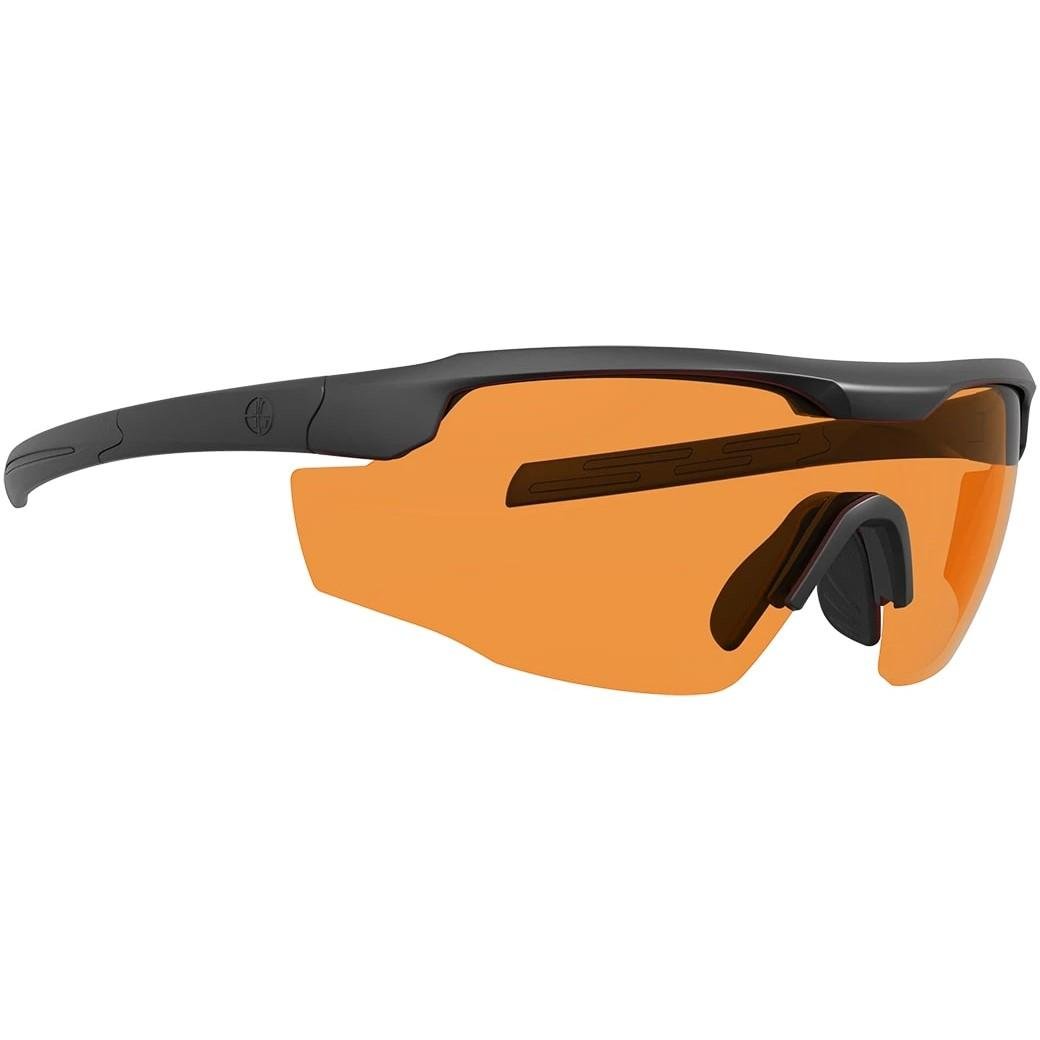 Leupold Sentinel Sunglasses Matte Black Orange Lens - Leupold & Stevens