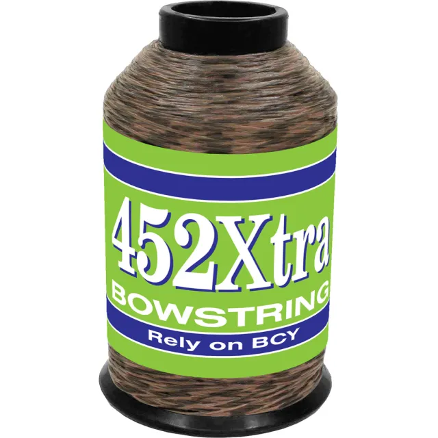 BCY 452Xtra Bowstring Material Tan/Black 1/4 lb 67% Dyneema 33% Vectran