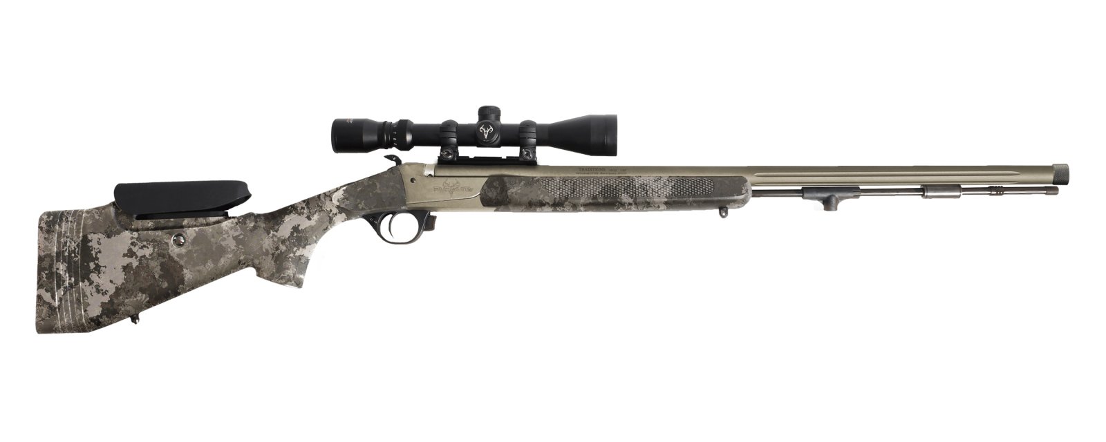 Traditions R53-746604534 Pursuit XT 50 Cal Muzzleloader Tungsten 26" Barrel - Traditions Performance Firearms - 50 Caliber