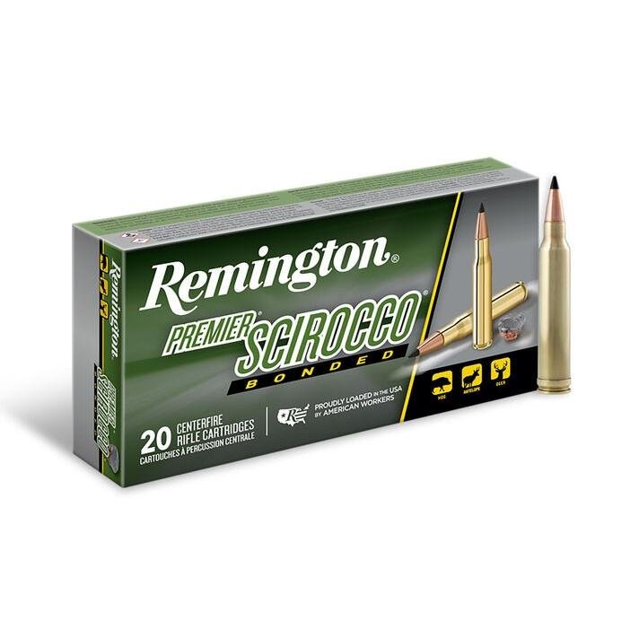 Remington Premier Scirocco Bonded 300 Winchester Magnum 180 Grain 20 Rounds - Remington Arms Company, LLC - 300 Win Mag