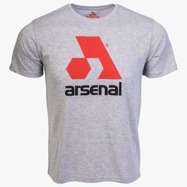 Buy Arsenal Medium Gray Cotton Relaxed Fit Logo T-Shirt online