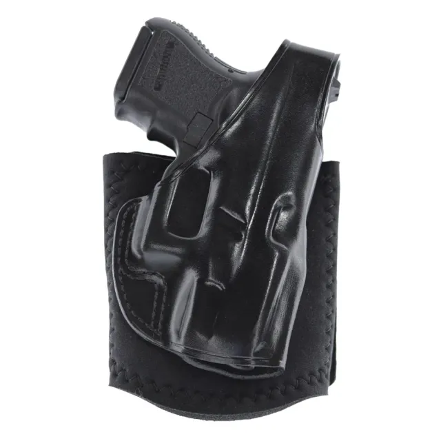 Galco Gunleather Ankle Glove Ankle Holster Leather Adjustable Fit - Galco Gunleather