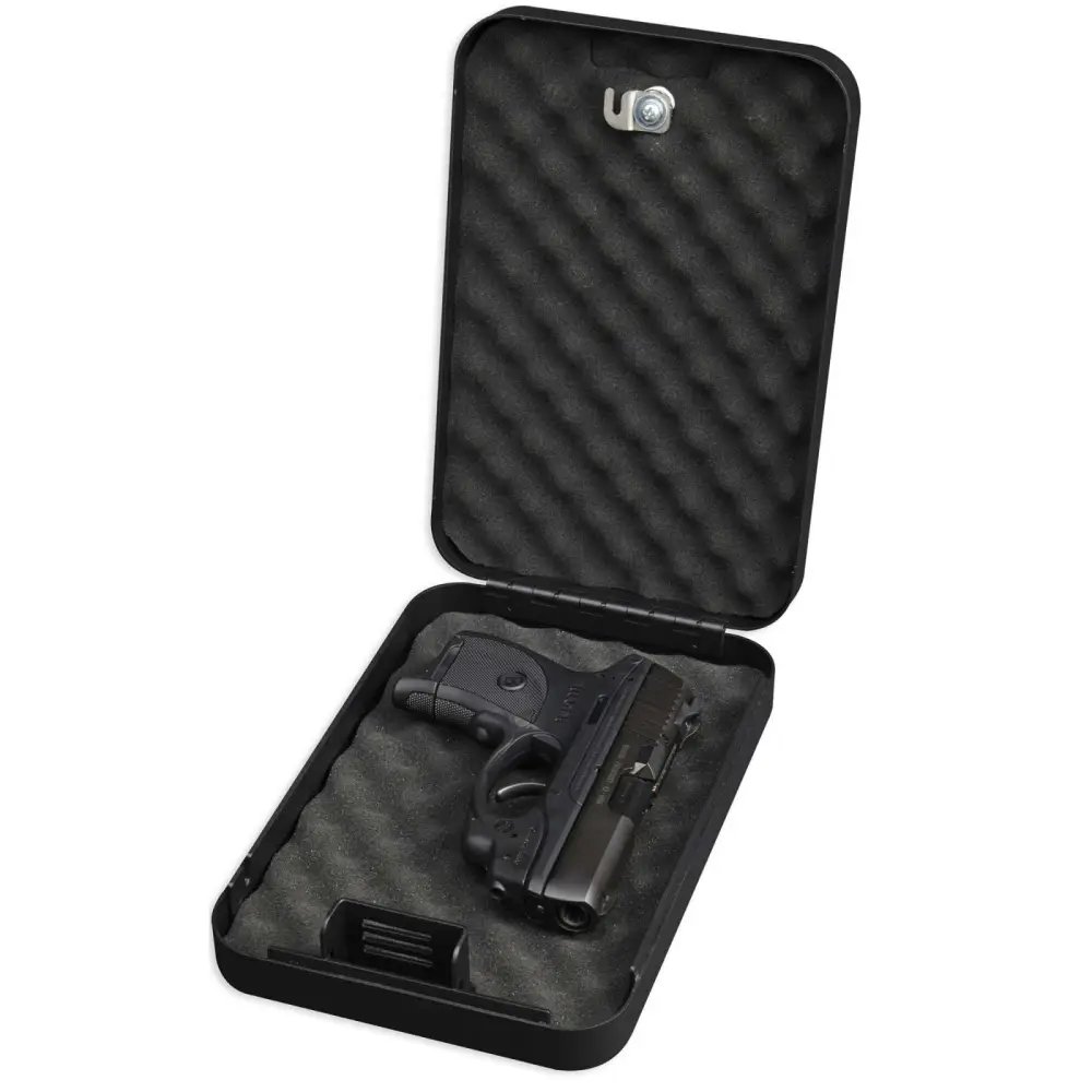 Bulldog CASES Personal Safe W/Key Lock & Security Cable - Blk (BD1121) - Bulldog